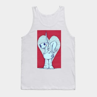 heart and unicorn Tank Top